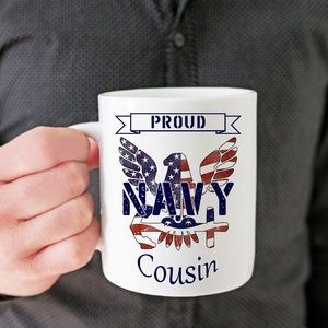 Proud Navy Cousin Mug